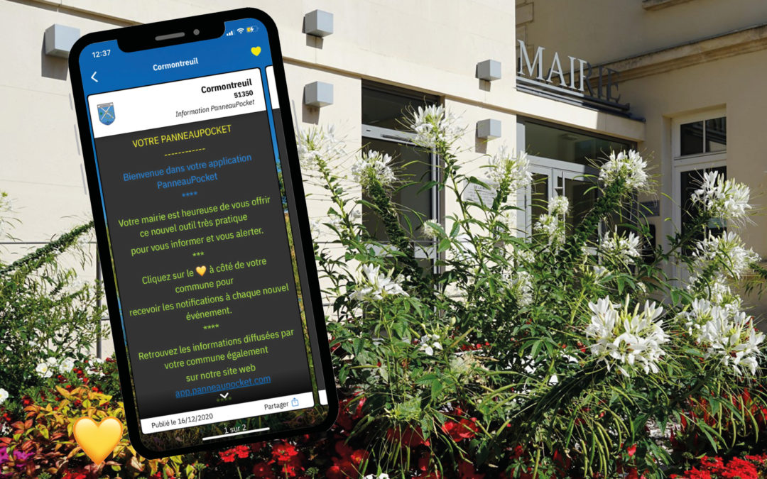 Soyez alerté, prévenu, informé grâce à l’application PanneauPocket
