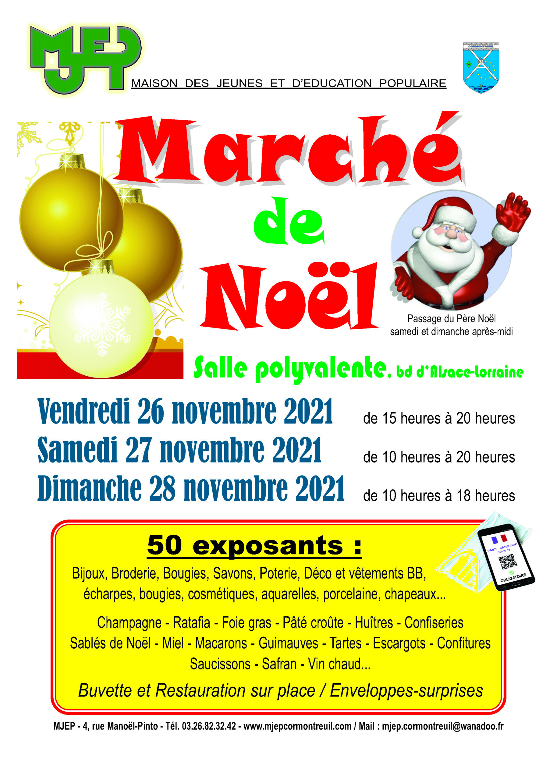 Marché de Noël - Mairie de Cormontreuil