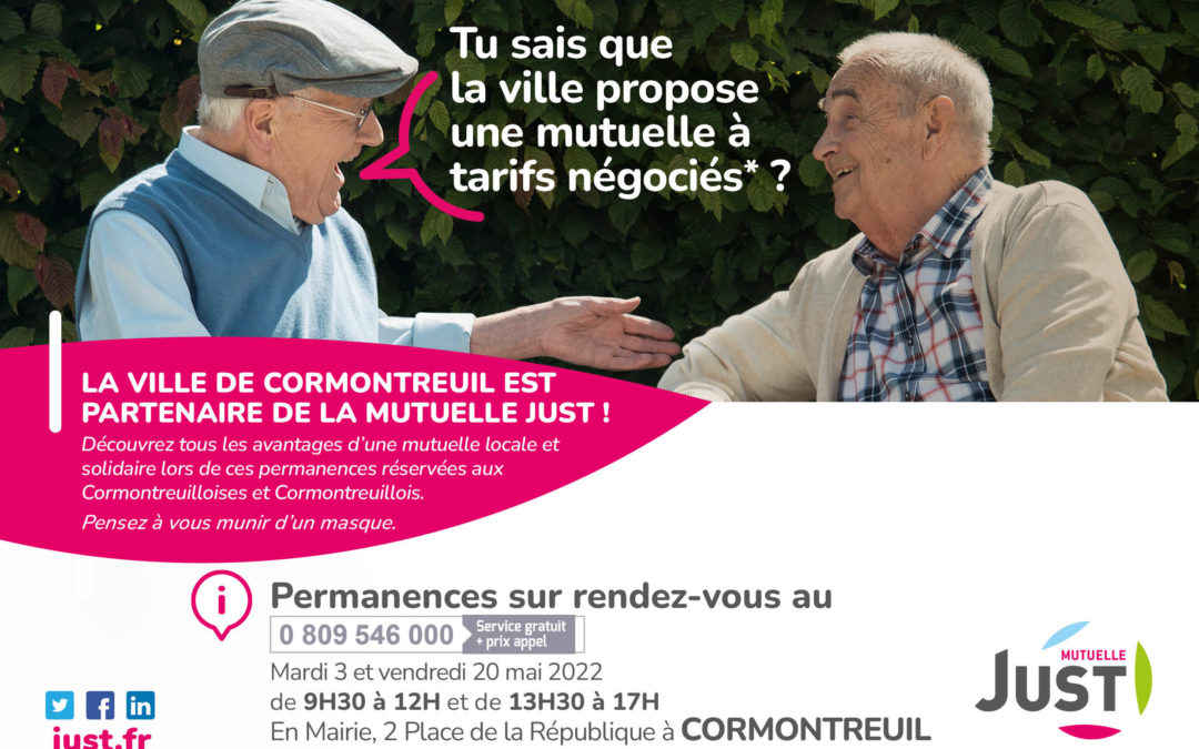 Mutuelle communale Just : permanences individuelles en mairie