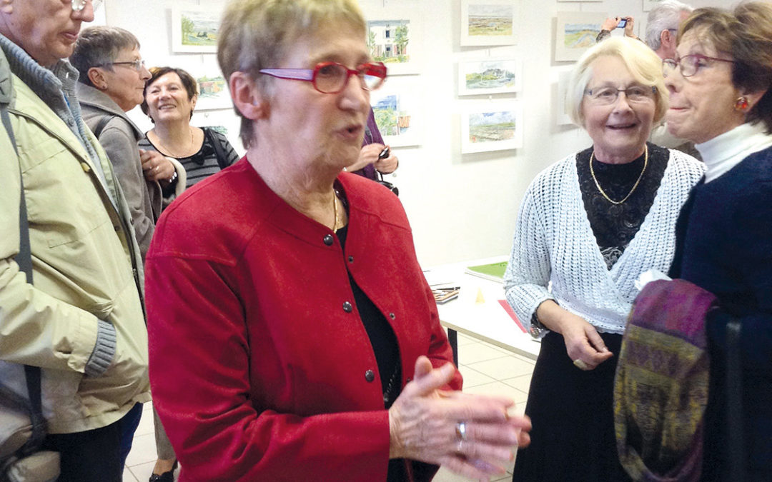 Exposition des aquarelles de Marie-France Verrier