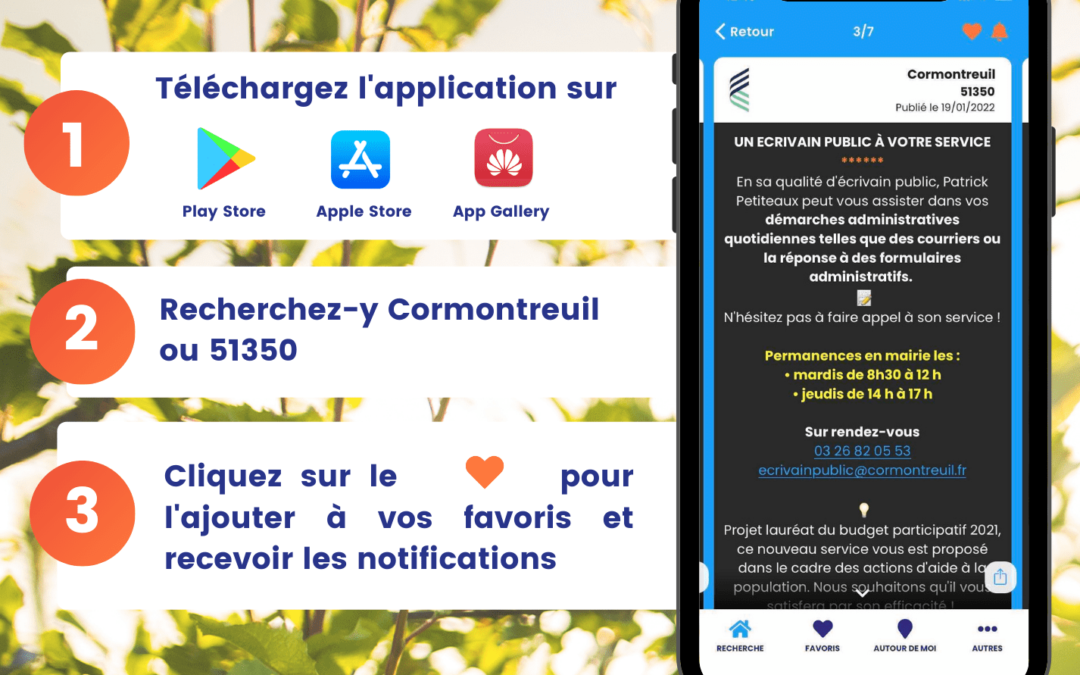 Soyez alerté, prévenu, informé grâce à l’application PanneauPocket