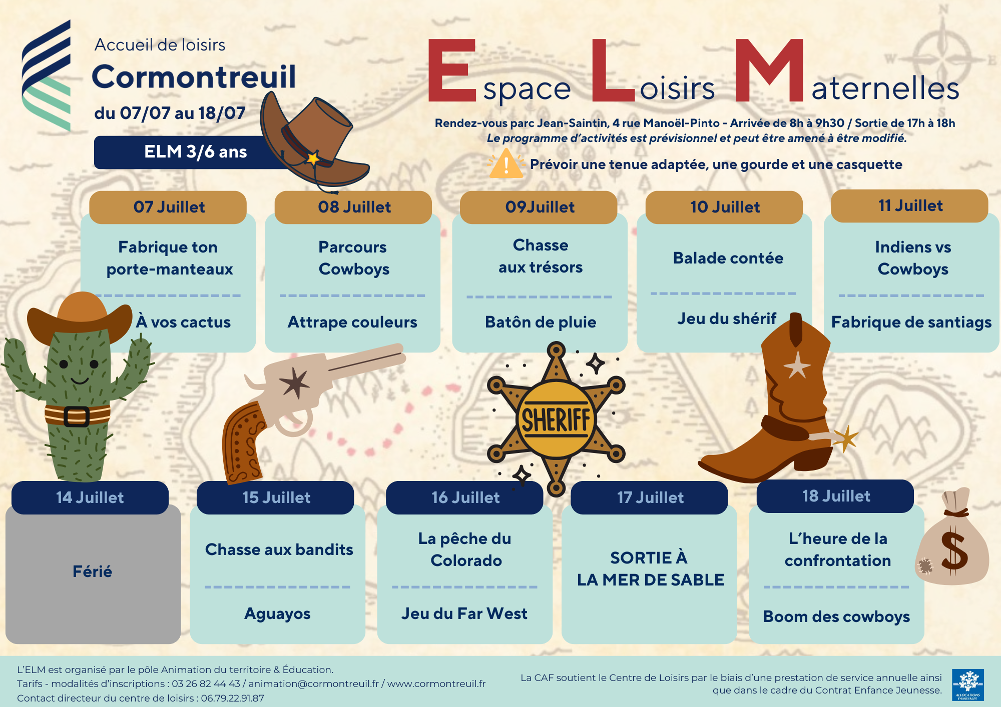 ELM - du 07 au 18 juillet 2025