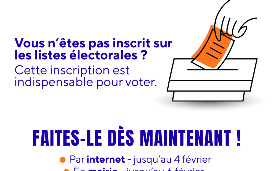 Inscriptions sur les listes électorales