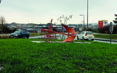 Point sur les travaux : rond-point de Louvois